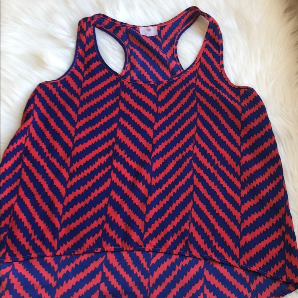 Red/Blue Top - Picture 2 of 6